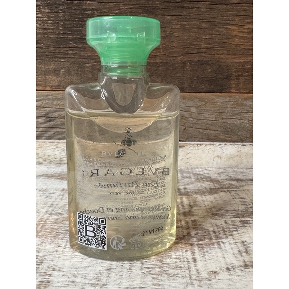 BVLGARI Thé Vert & Thé Blanc Shower Gel Duo 1.3oz | Luxury Gift Travel Set - Picture 3 of 5